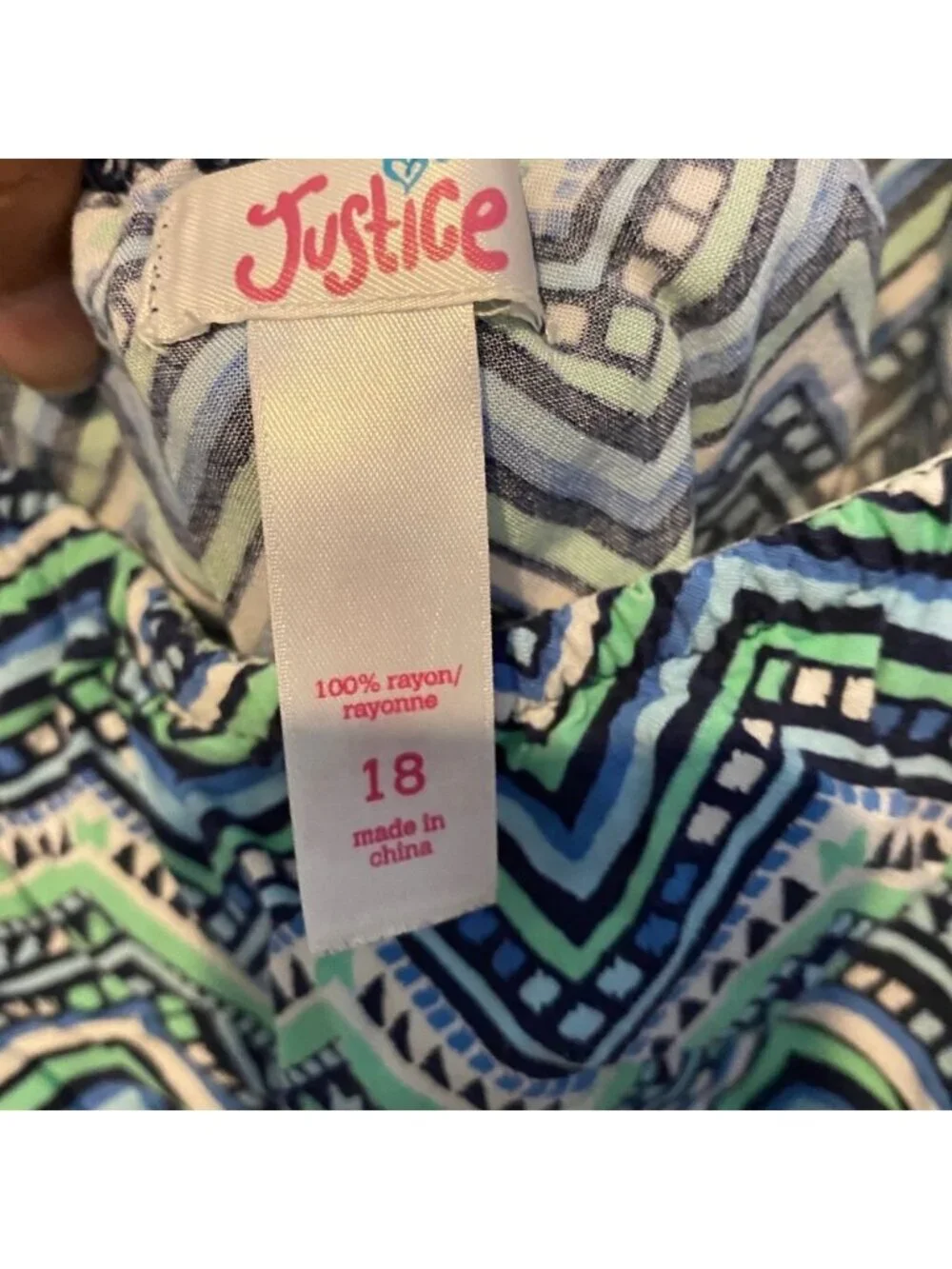 Justice adjustable straps
